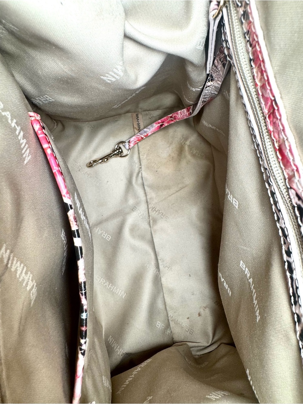 Brahmin Caroline Ermine Floral Melbourne Satchel - Picture 7 of 13